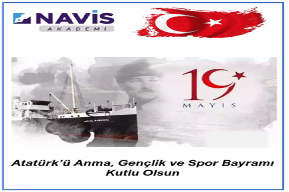 19 Mayıs Atatürk'ü Anma, Gençlik ve Spor Bayramımız kutlu olsun.