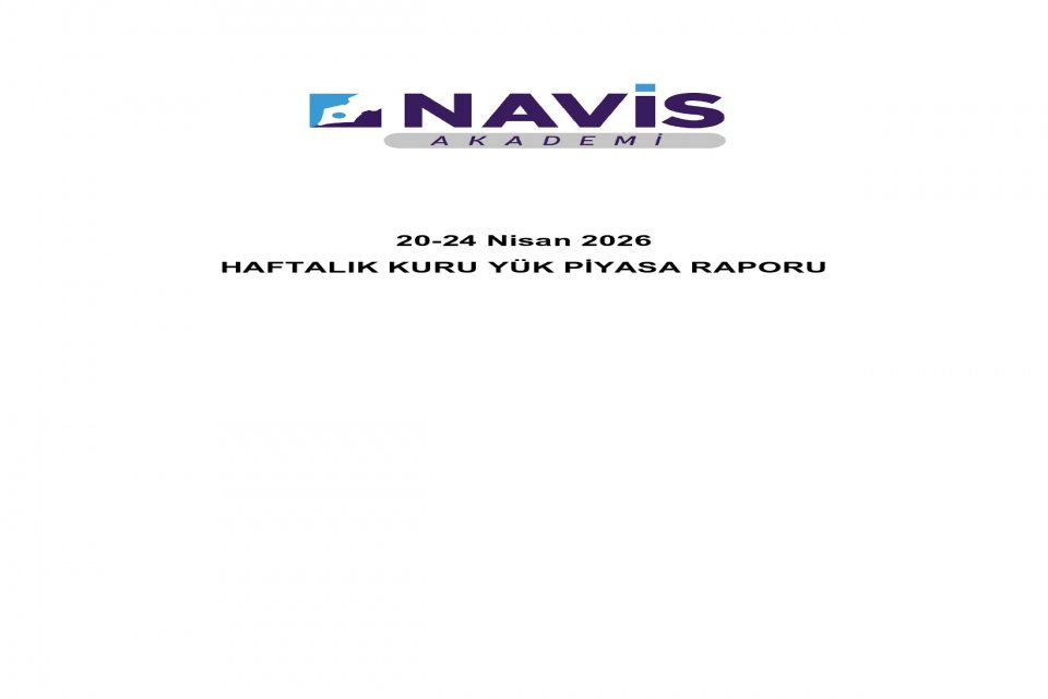 Haftalık Kuru Yük Piyasası Raporu 20-24 Nisan 2026