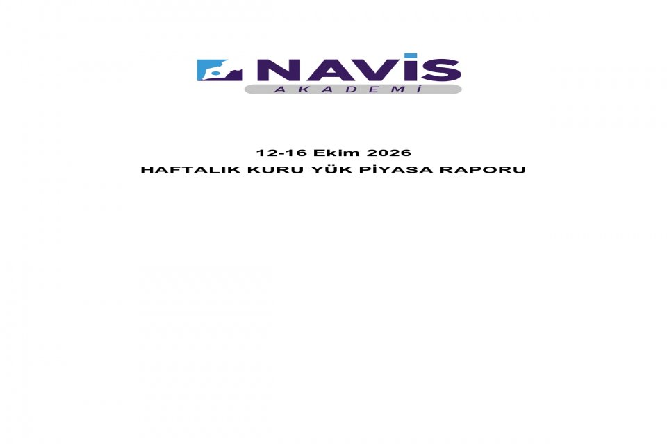 Haftalık Kuru Yük Piyasası Raporu 12-16 Ekim 2026